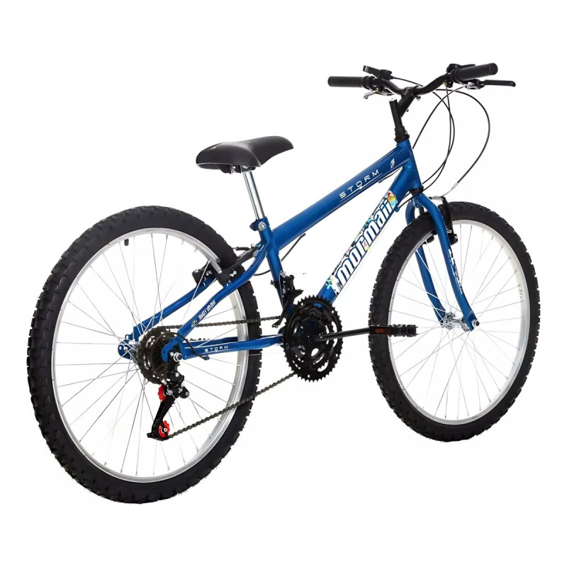 Bicicleta Rodado 24 Mormaii 18 Velocidades Storm Vbrake Azul Bicicleta Rodado 24 Mormaii 18 Velocidades Storm Vbrake Azul