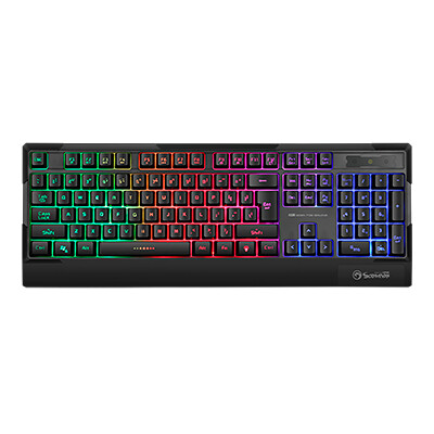 Teclado Gaming Usb Marvo K606 Retroiluminado Reposamanos Teclado Gaming Usb Marvo K606 Retroiluminado Reposamanos