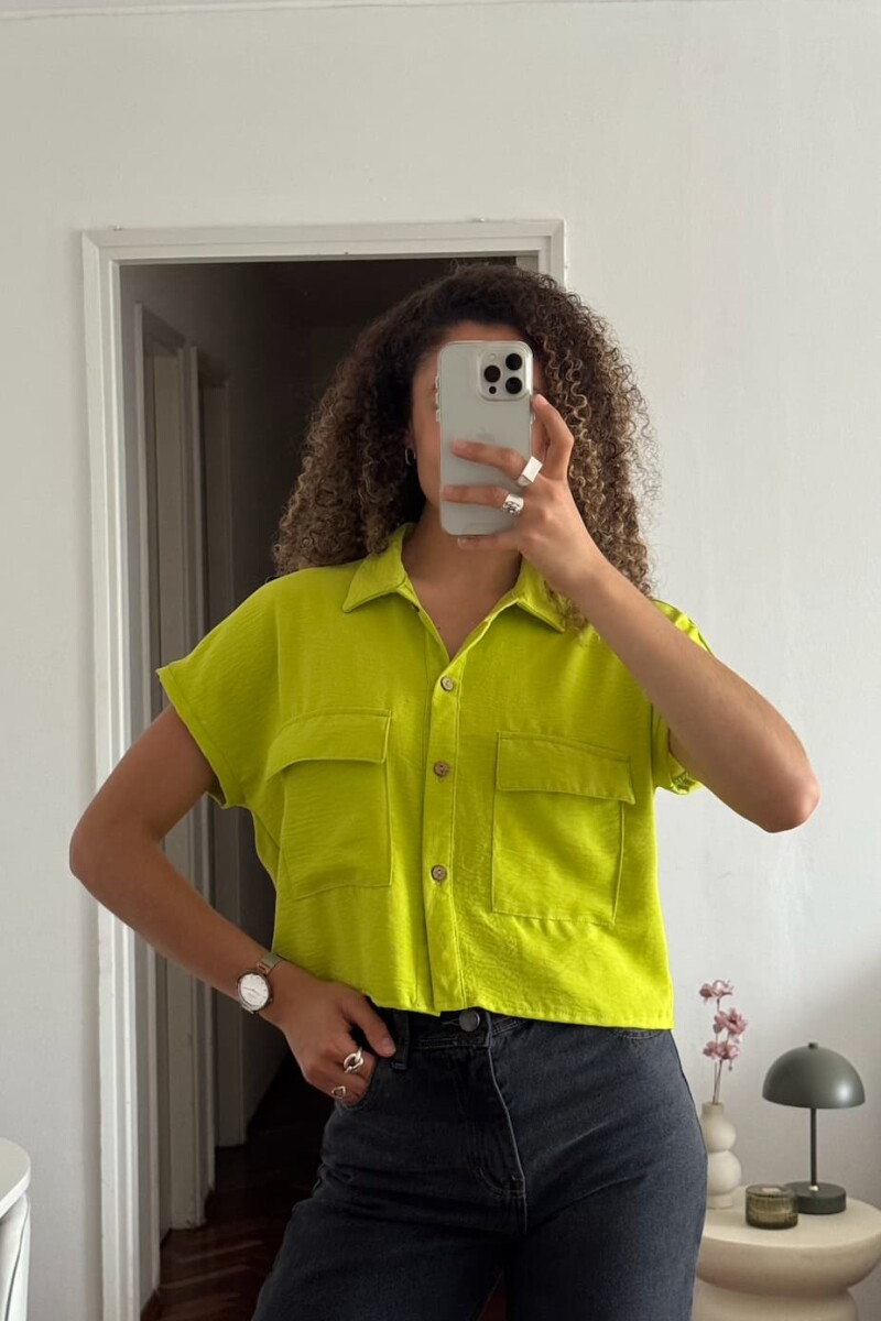 Camisa Irina Verde lima