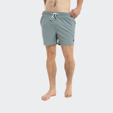 Short Reef Swim Liso Azul