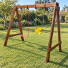 Hamaca infantil doble de madera Hamaca infantil doble de madera