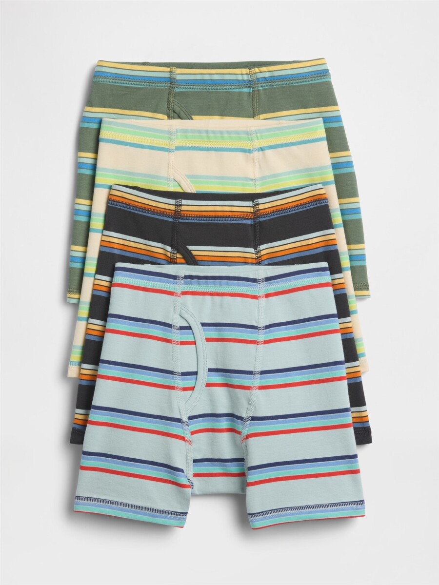 Boxer Pack X4 Niño - Stripes 801 