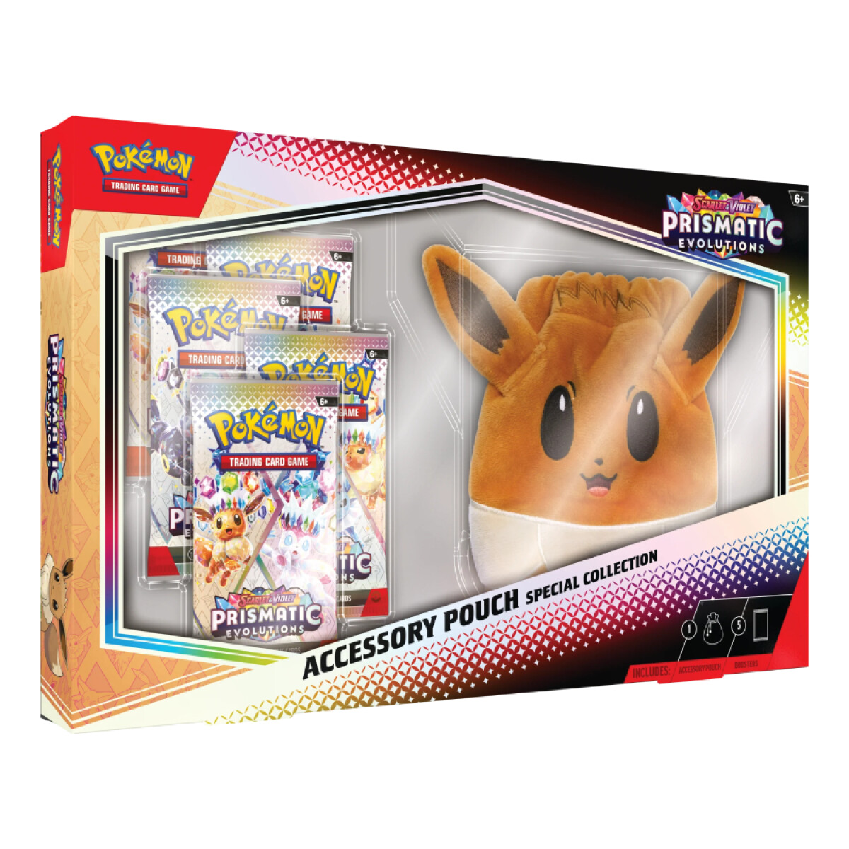 Pokémon TCG: Scarlet & Violet - Prismatic Evolutions - Accessory Pouch Special Collection [Inglés] 