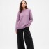 COTTON OS BF CREW PO AMETHYST