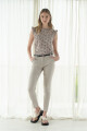 Pantalon Chino Liso Beige