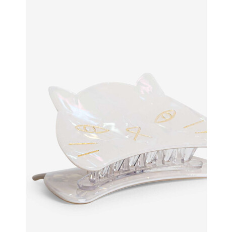 Broche Animales Blanco Crudo