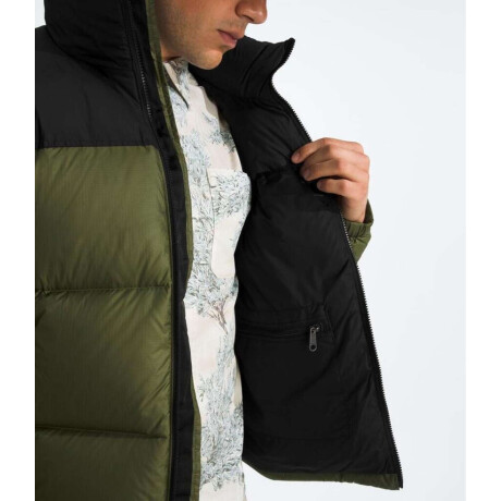Campera de Pluma 1996 Nuptse hombre Woodland Green/tnf Blac