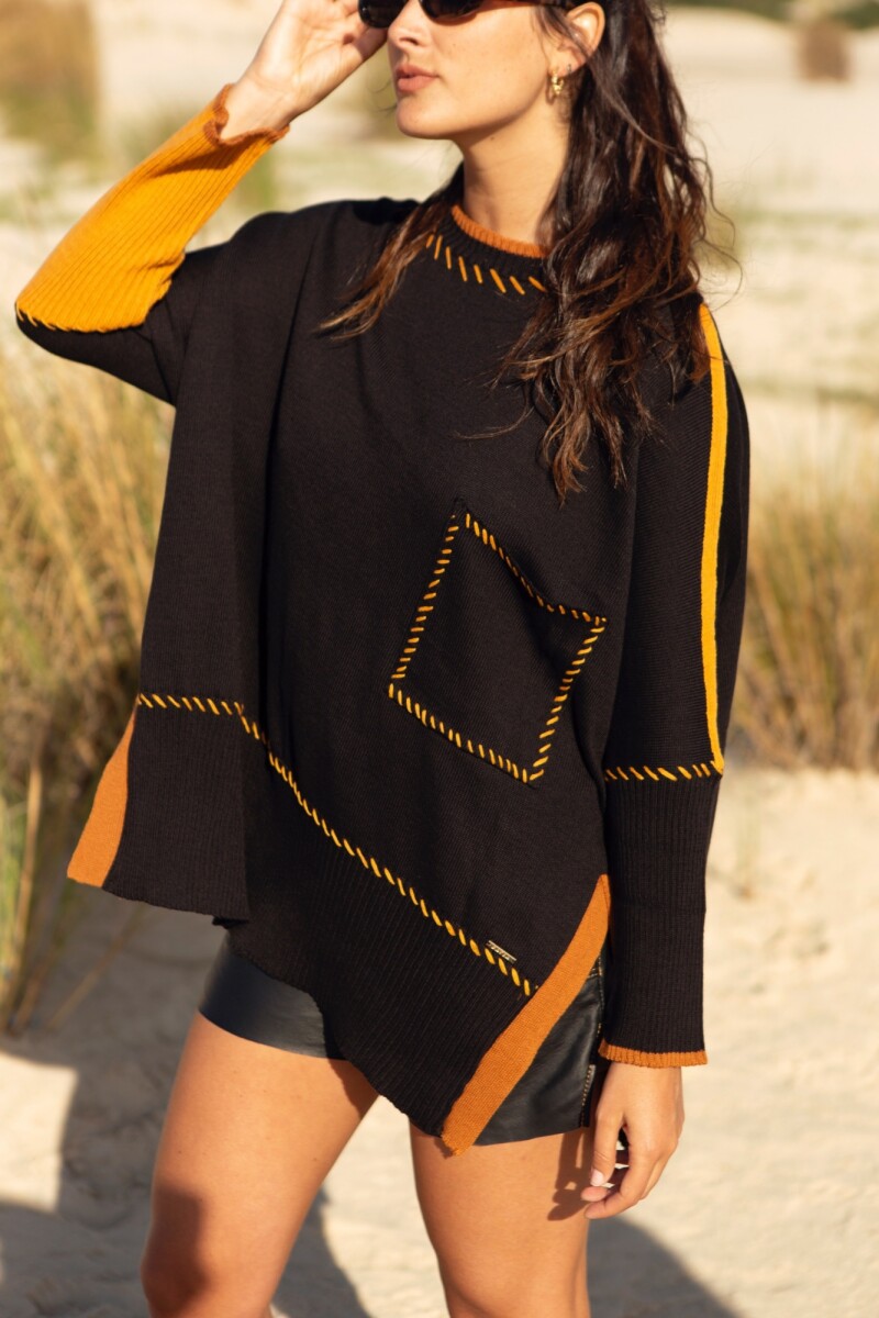 BUZO PAMELI POQUET Negro