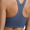 Top 2XU Ribbed Longline Low Impact Azul