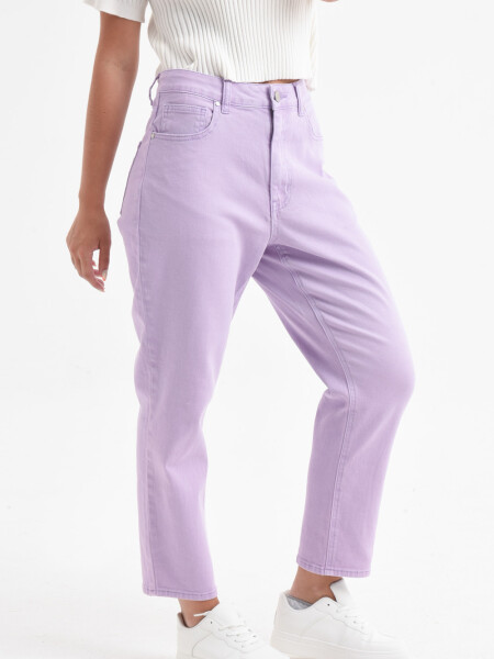 Pantalón Mom Fit Lila