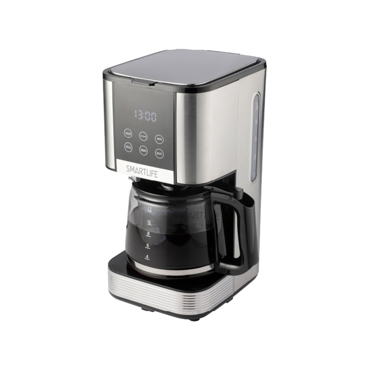 Cafetera de Filtro Digital Smartlife SL-CMD1520 1,5 L Programable Acero Inoxidable 