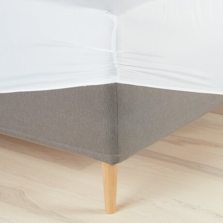 Sábana bajera micro MIRIAM 160x200x25 blanco Blanco