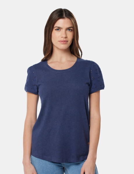 REMERA LISA Azul