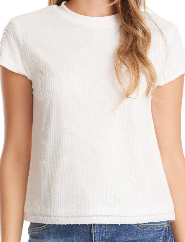 Blusa Lentejuelas CRUDO