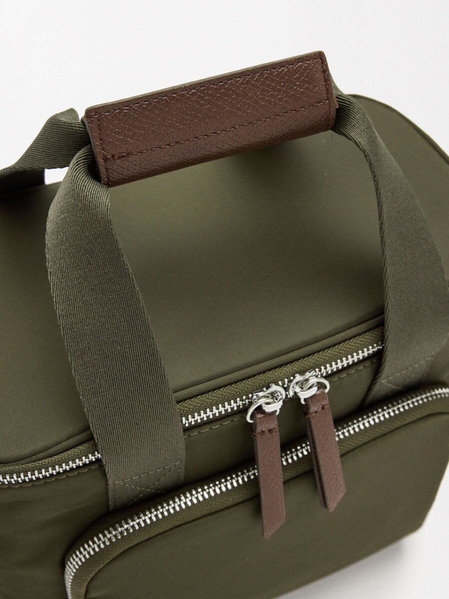 Bolsa Porta-Alimentos De Nylon caqui