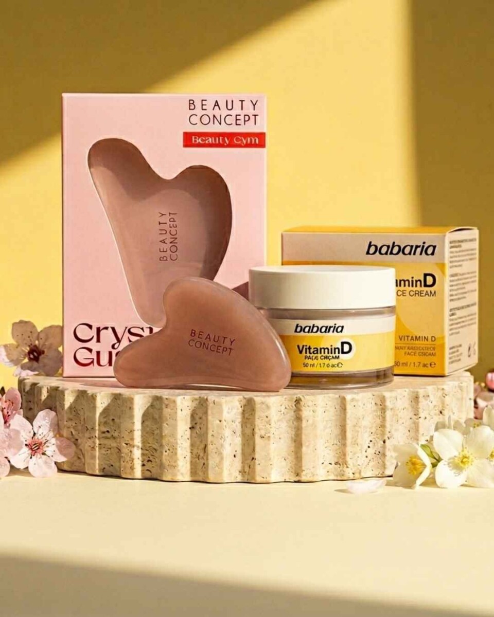 Promo Mamá 1: Gua-Sha + Crema facial Vitamina D 