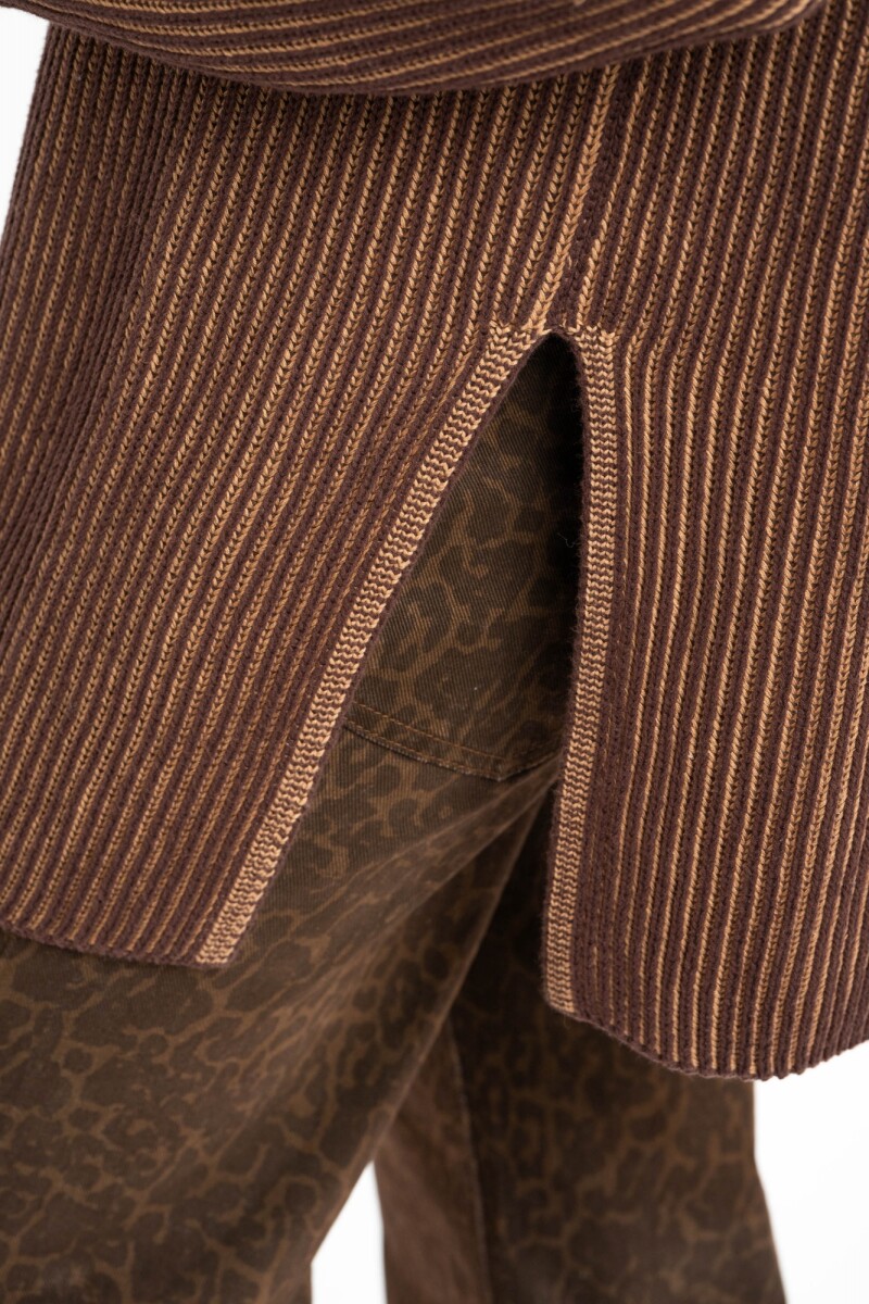 Sweater Texturado Chocolate