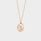 Cadena Corta con Dije Con flores Cadena Corta Con Dije Flor - Dorado