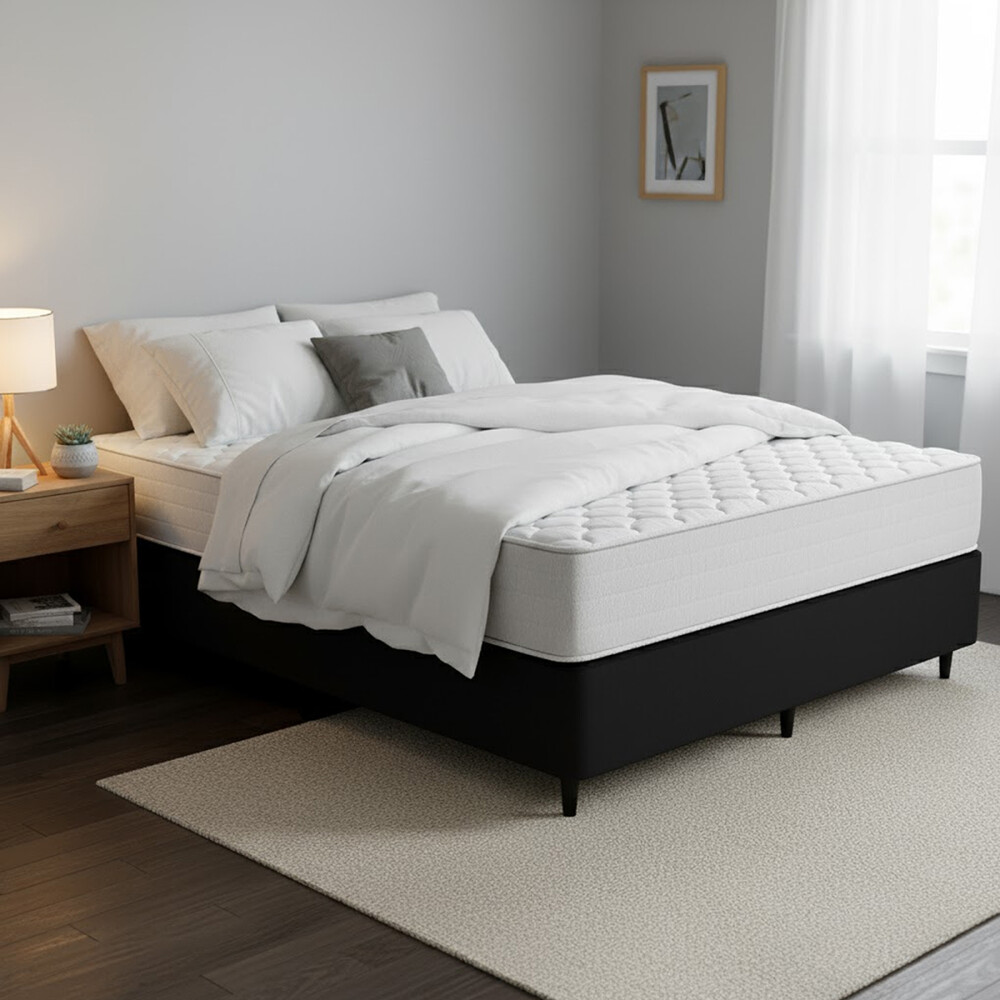 Sommier Ortopédico - Queen Size 1.60 mt - Espuma Resortes MaxForce Sommier Ortopédico - Queen Size 1.60 mt - Espuma Resortes MaxForce