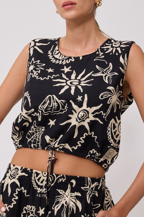 TOP CHENY RUSTY Negro