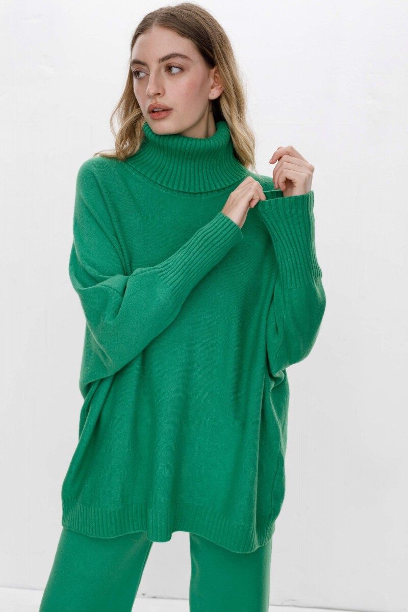 Sweater Azul - Verde 