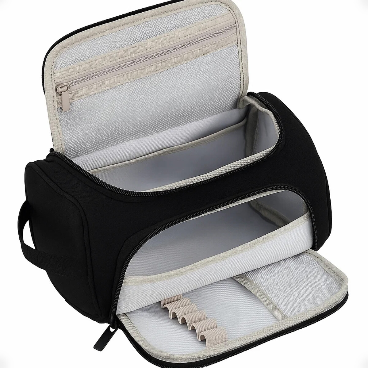 Bolso Cartuchera Gran Capacidad Para Lápices Y Marcadores - Negro 