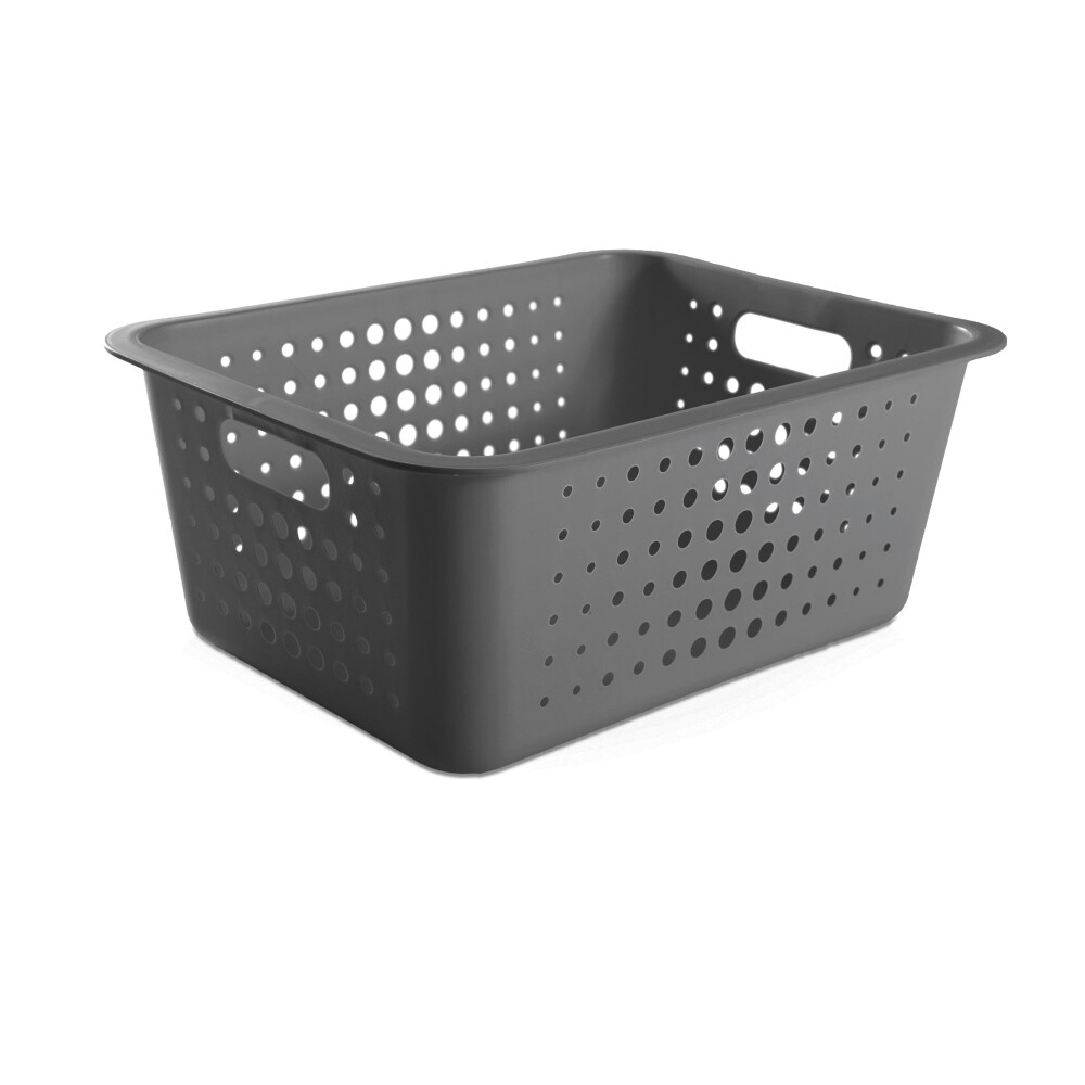 CAJA ORGANIZADORA PLASTICO GRIS CO450 14.5L