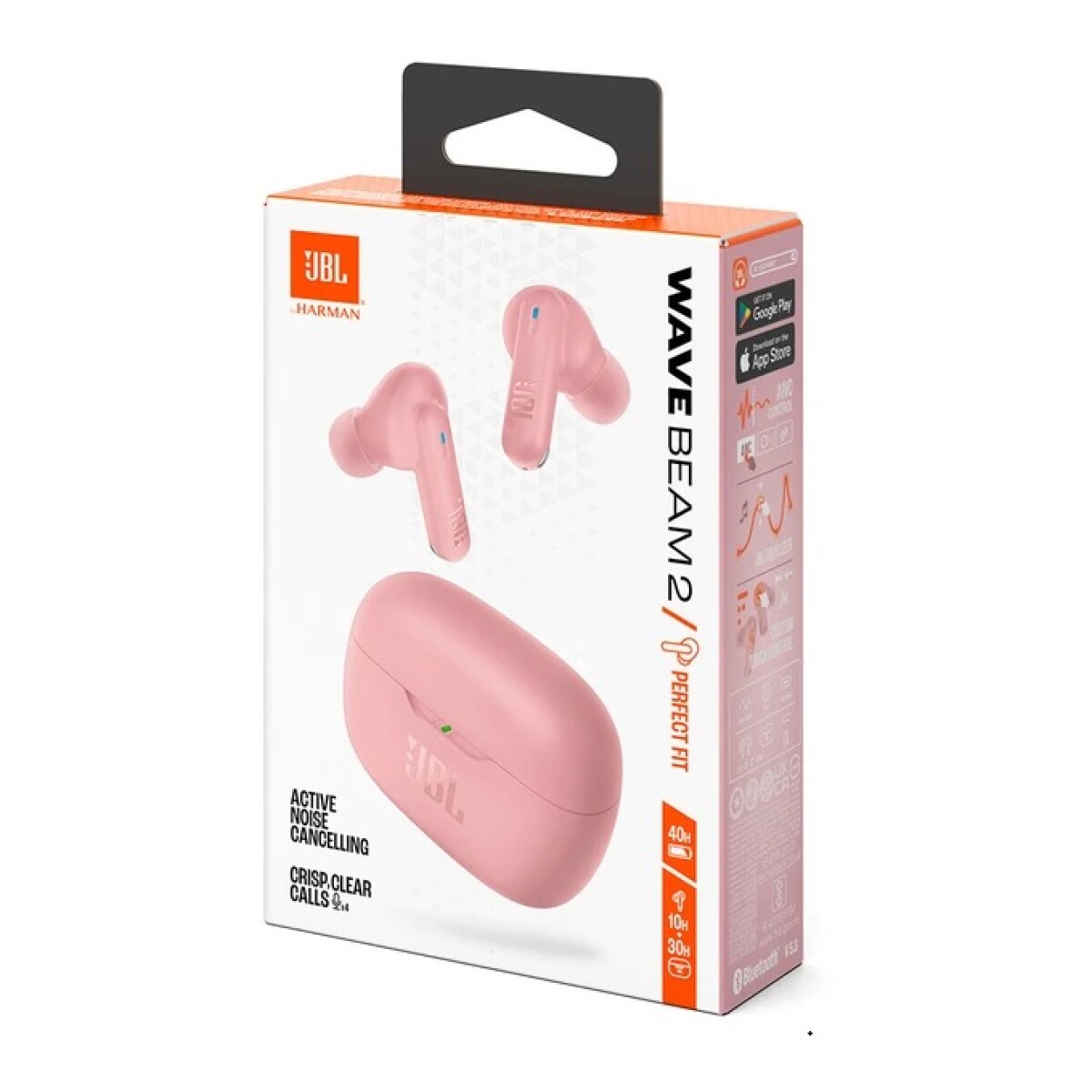 AURICULAR JBL WAVE BEAM 2 ROSA BLUETOOTH 