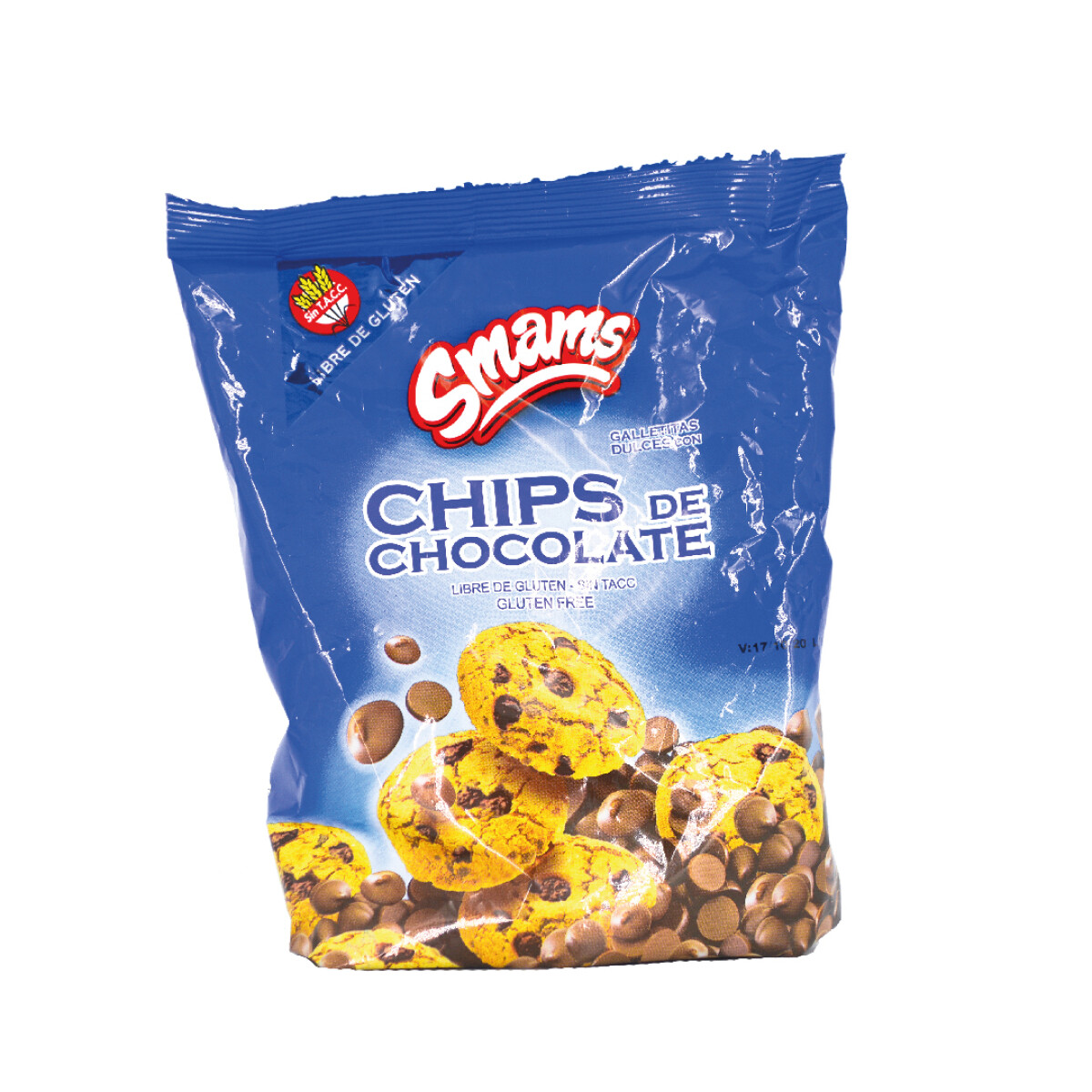 Galletas De Chips De Choco Sin Gluten Smams 150g 