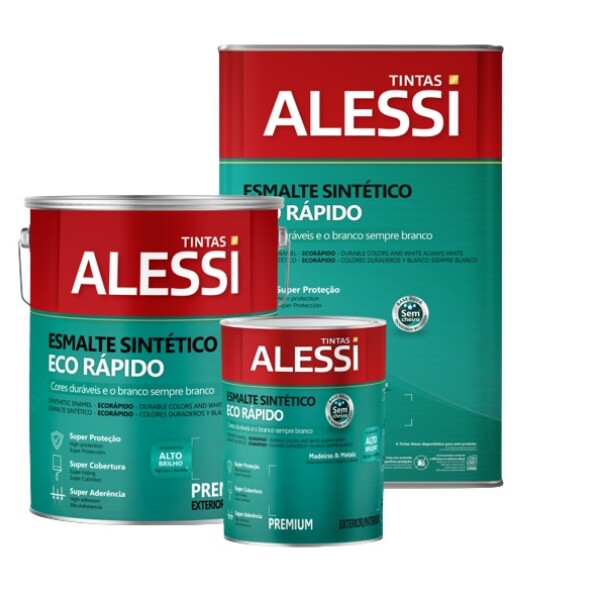 Esmalte al Agua Premium Brillante Blanco 0.9L Alessi Esmalte al Agua Premium Brillante Blanco 0.9L Alessi