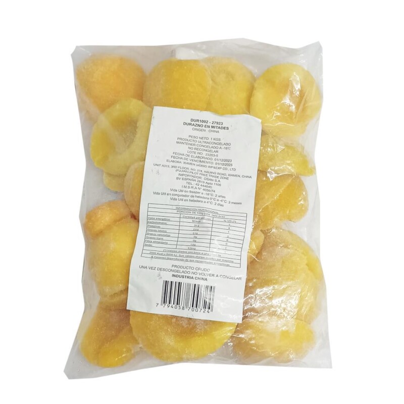 Durazno en Mitades 1kg Durazno en Mitades 1kg