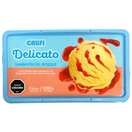 Helado Crufi Delicato sambayón bosque 2 l Helado Crufi Delicato sambayón bosque 2 l