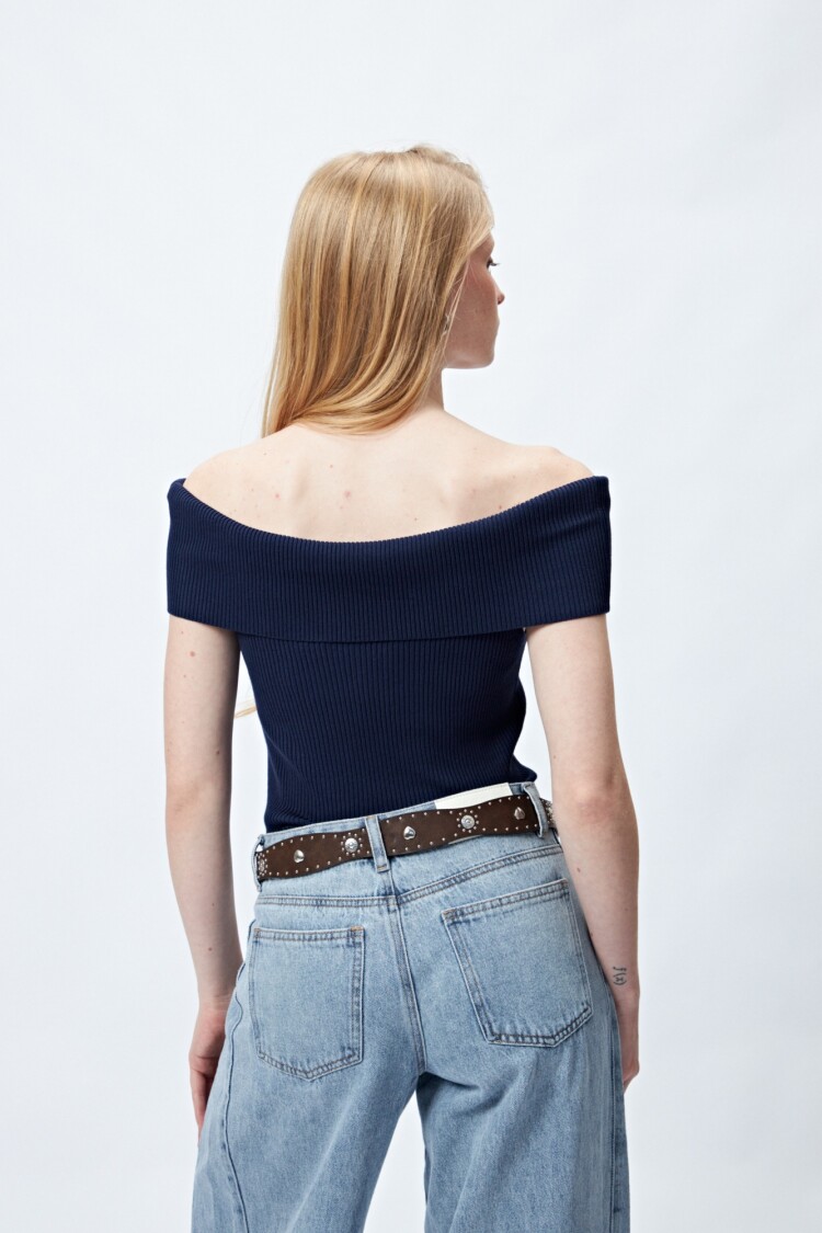 TOP LEONELA Azul Marino