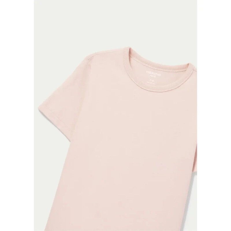 CAMISETA MM INFANTIL ROSA CLARO