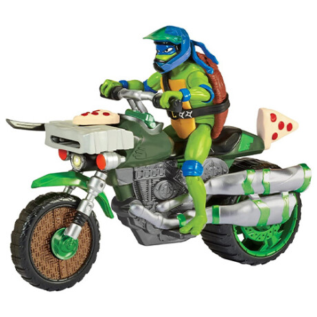Figura Tortugas Ninja Vehiculo con Vehículo LEONARDO