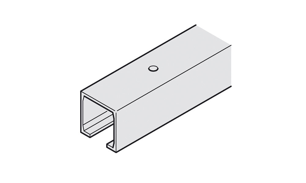 Riel de aluminio para sistema silent x metro Riel De Aluminio Para Sistema Silent X Metro