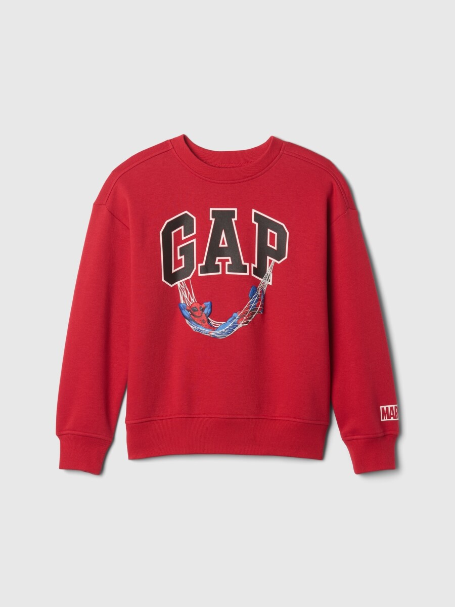 Buzo Deportivo Logo Gap Marvel - Modern Red 