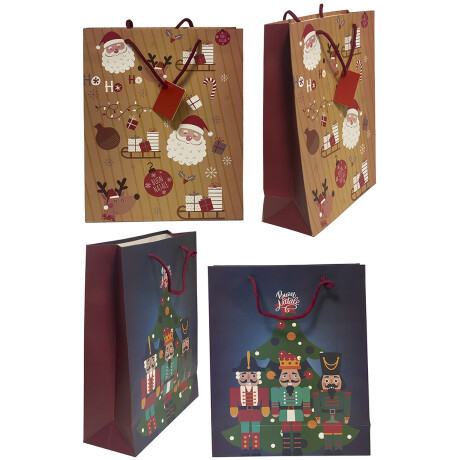 BOLSA REGALO NAVIDEÑA 31X41X12CM BOLSA REGALO NAVIDEÑA 31X41X12CM