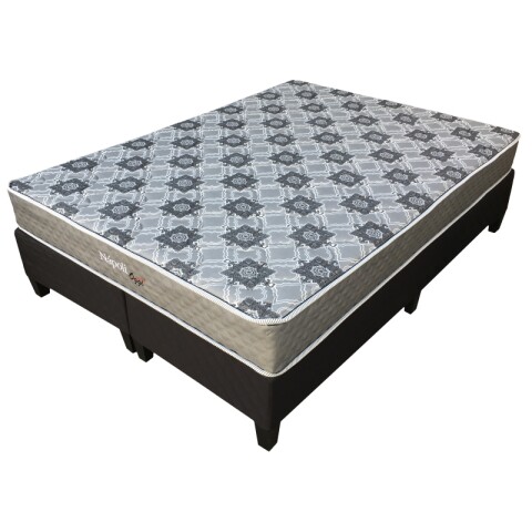 Sommier 2 Plazas Box Dividido Doble y Colchón Napoli Espuma Alta Densidad 140 x 188 x 54 cm Sommier 2 Plazas Box Dividido Doble y Colchón Napoli Espuma Alta Densidad 140 x 188 x 54 cm