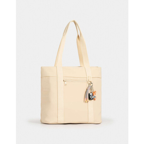 Cartera Shopper Blanco Crudo