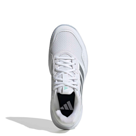 Championes de Mujer Adidas Game Court 3 All Blanco - Plata