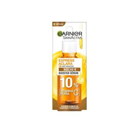 GARNIER EXPRESS ACLARA SERUM NOCHE VITAMINA C 10 % 30 ml GARNIER EXPRESS ACLARA SERUM NOCHE VITAMINA C 10 % 30 ml