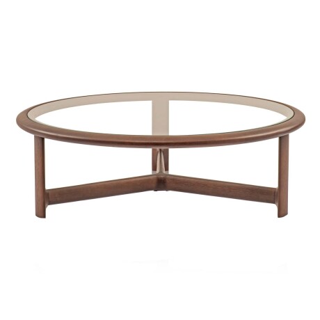 MESA RATONA MADERA-Y-VIDRIO MARRON DONATELLA G CACAO