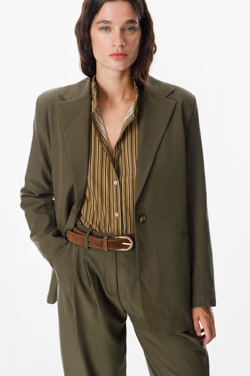 Blazer Diario Verde Militar