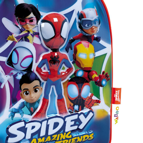 Mochila Spidey Con Carro De Marvel Spiderman 30x26 Mochila Spidey Con Carro De Marvel Spiderman 30x26