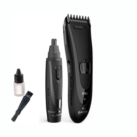 Pack GAMA Titanium T744 Con Clipper Y Nose Trimmer Pack GAMA Titanium T744 Con Clipper Y Nose Trimmer