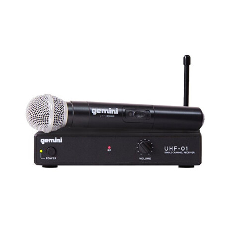 MICRÓFONO INALÁMBRICO GEMINI UHF01MF1 MICRÓFONO INALÁMBRICO GEMINI UHF01MF1