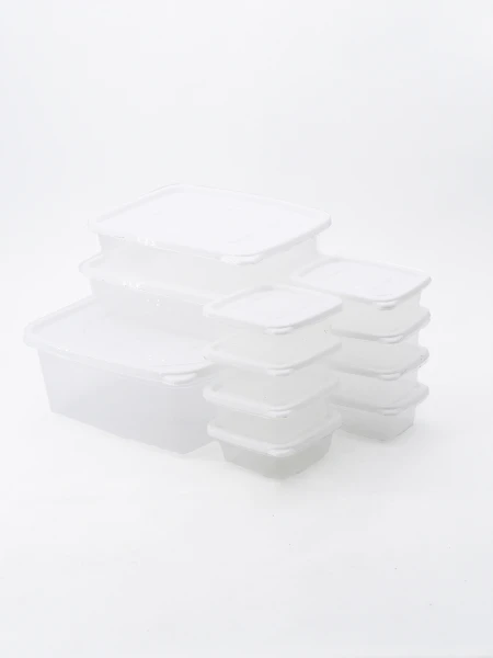 CONTENEDORES SET x 11 BEIGE
