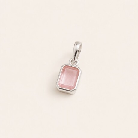 Dije Burkina Cuarzo Rosa - Plata 925 Dije Burkina Cuarzo Rosa - Plata 925
