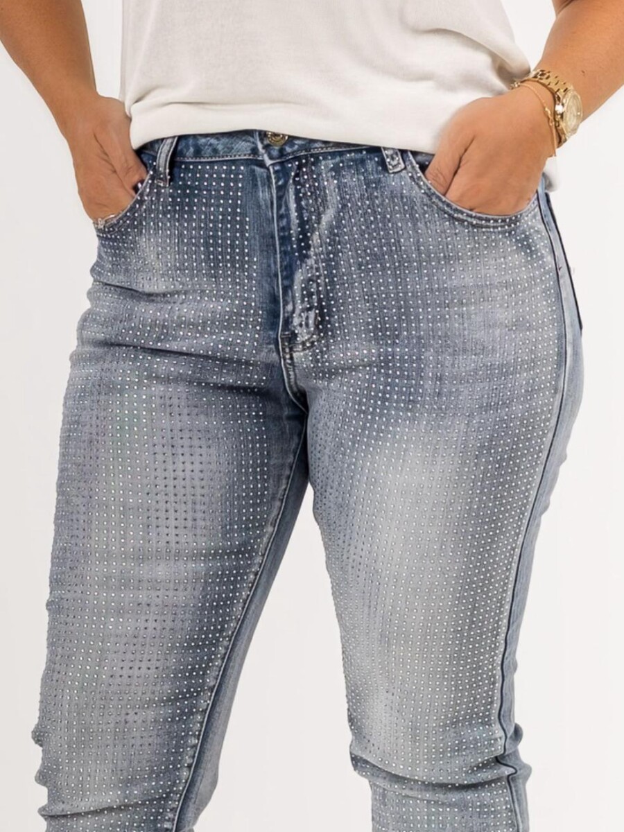 Jean super Lycra con brillo Made in Italy Jean super Lycra con brillo Made in Italy
